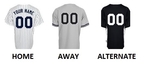 (image for) NEW YORK Y Pro Baseball Number Kit - Click Image to Close
